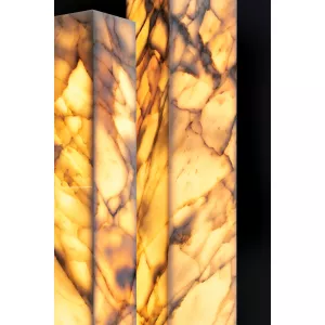 Торшер из мрамора Calacatta Gold