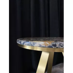 Журнальный столик из мрамора Ceppo Gold