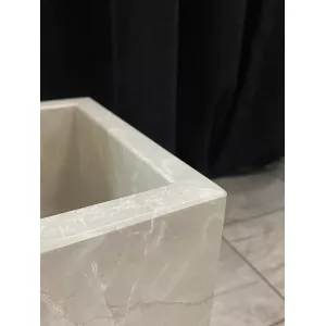 Кашпо из мрамора New Cool Grey Кашпо из мрамора New Cool Grey