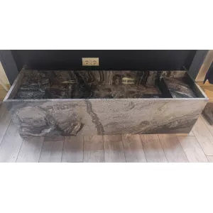 Раковина из мрамора Arabescato orobico grigio