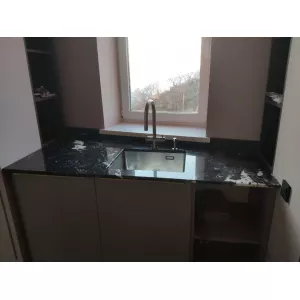 Мрамор Nero Marquina Мрамор Nero Marquina